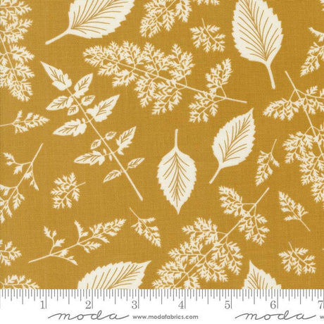 Quilting Cotton Field Of Flowers Goldenrod Floral Moda