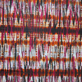 Swim Knit Poly Spandex Fiery Tie Dye