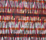 Swim Knit Poly Spandex Fiery Tie Dye