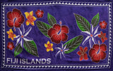 Polyester Sarong Fiji Islands Tropical Flowers Banana Leaf