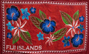 Polyester Sarong Fiji Islands Tropical Flowers Banana Leaf