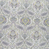 Swim Knit Nylon Spandex Filigree Paisley on Cream