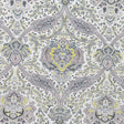Swim Knit Nylon Spandex Filigree Paisley on Cream