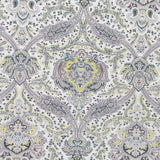 Swim Knit Nylon Spandex Filigree Paisley on Cream