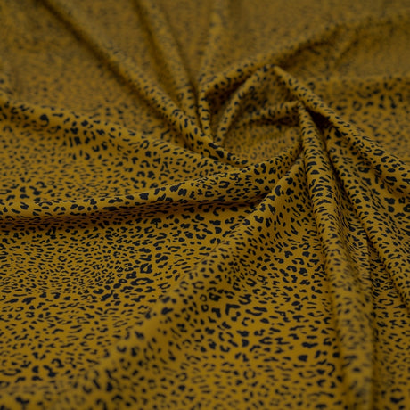 Cheetah Printed Spandex Fabric