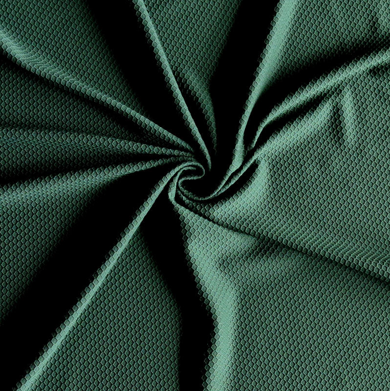Dri-Fit Hexagon Jacquard Lycra Jersey Knit Fabric