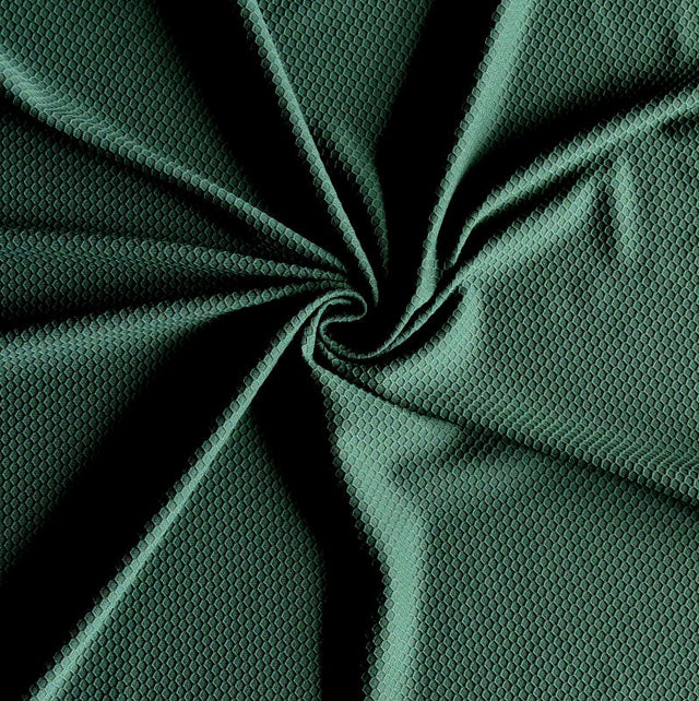 Dri-Fit Hexagon Jacquard Lycra Jersey Knit Fabric