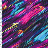 Nylon Spandex Swimsuit Fabric Colorful Abstract 4-Way Stretch