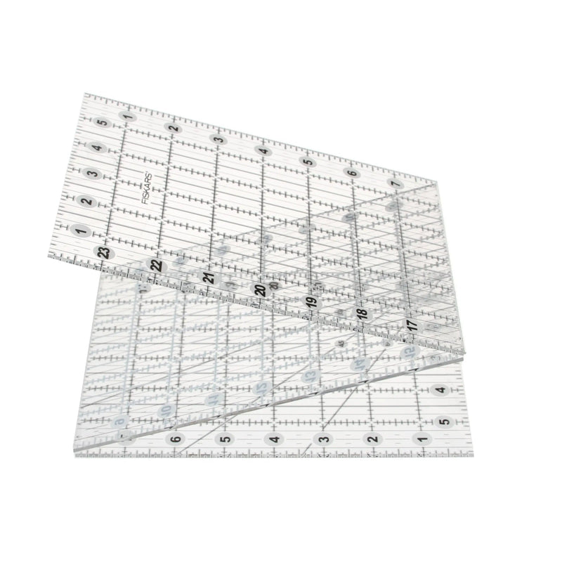 Acrylic Folding Quilting Ruler 6x24 Clear