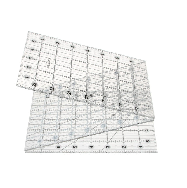Acrylic Folding Quilting Ruler 6x24 Clear