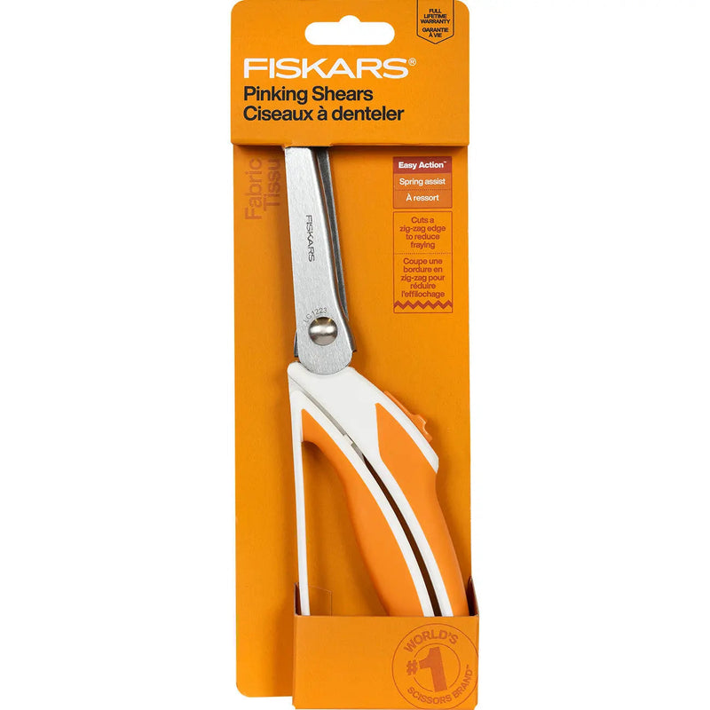 Fiskars Easy Action Pinking Shears 10.5in