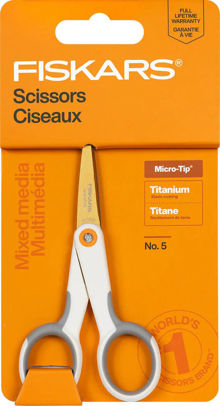 Micro Tip Titanium Scissors 5in