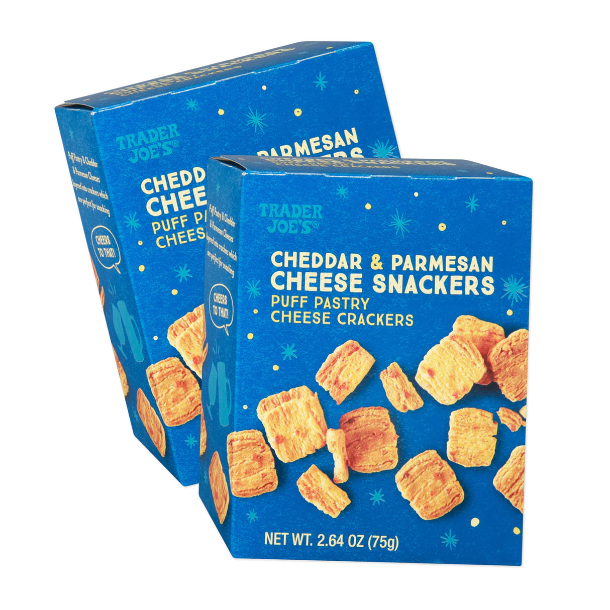 Cheddar & Parmesan Cheese Snackers - 2.64 Oz