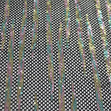 Sequin Stretch Mesh Black