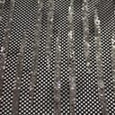 Flair Stretch Netting Sequin Fabric - Embroidered Sequin Nylon Spandex Fabric, Black/Turquoise, 52/54" Cut Width, 50" Usable Width (1 Yard)