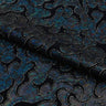 Flame Flocked Hologram Spandex Fabric