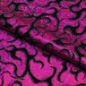 Flame Flocked Hologram Spandex Fabric - Royal, Flame Pattern, 56/58" Width (1 Yard)