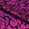 Flame Flocked Hologram Spandex Fabric