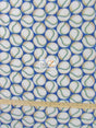 Printed Fleece Fabric Sports Baseball Blue by the Yard