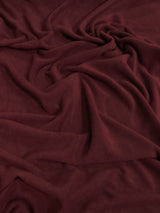 Burgundy Solid Polar Fleece Fabric