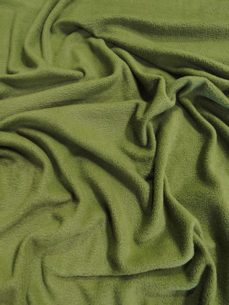 Forest Green Solid Polar Fleece Fabric