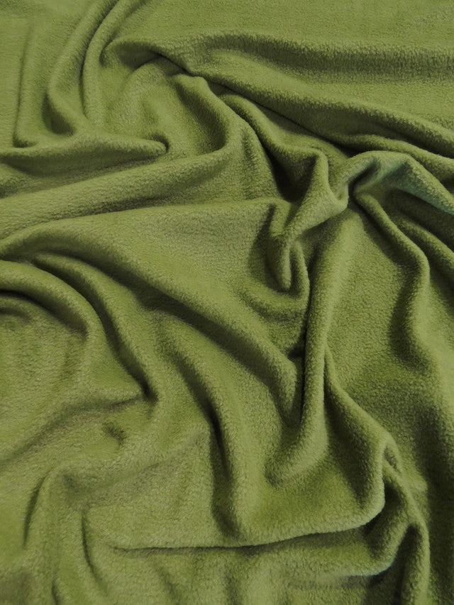 Forest Green Solid Polar Fleece Fabric