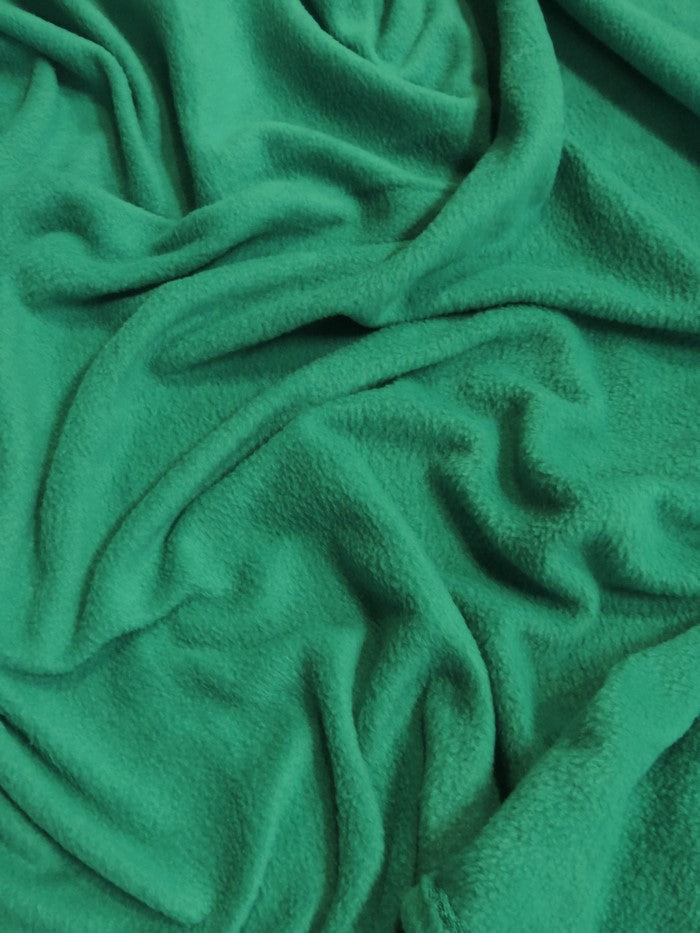 Solid Polar Fleece Fabric Jade
