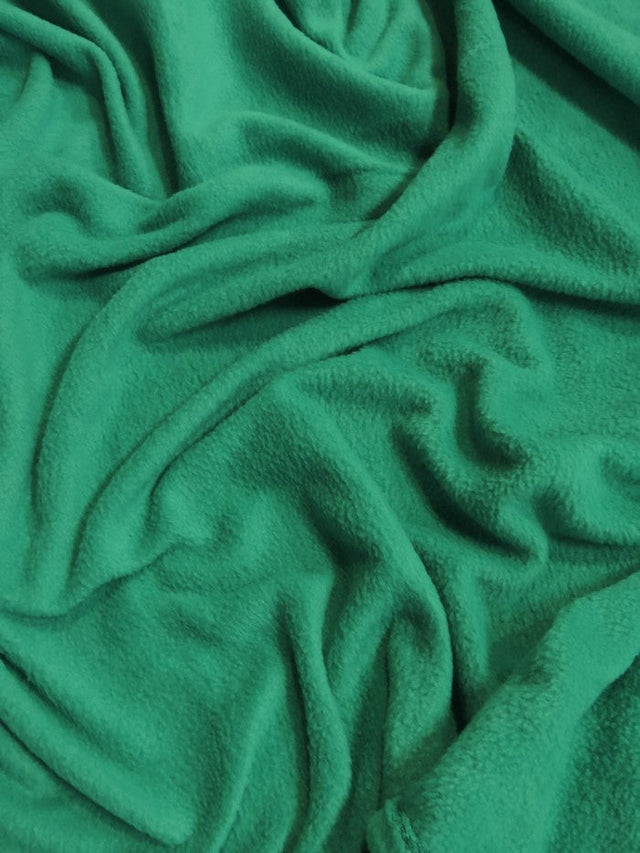 Solid Polar Fleece Fabric Jade