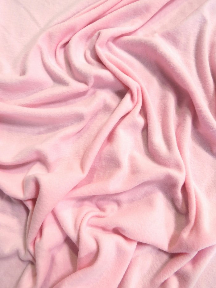Light Pink Solid Polar Fleece Fabric