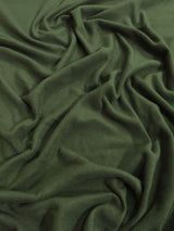 Olive Solid Polar Fleece Fabric