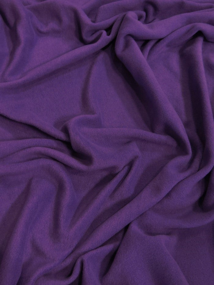 Purple Solid Polar Fleece Fabric