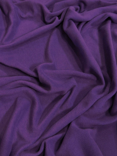 Purple Solid Polar Fleece Fabric