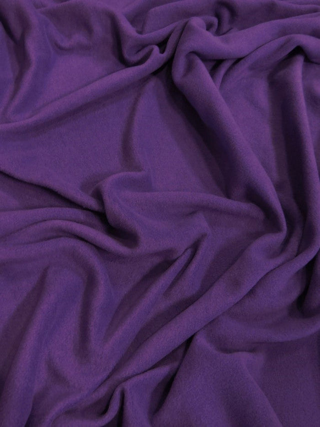 Purple Solid Polar Fleece Fabric