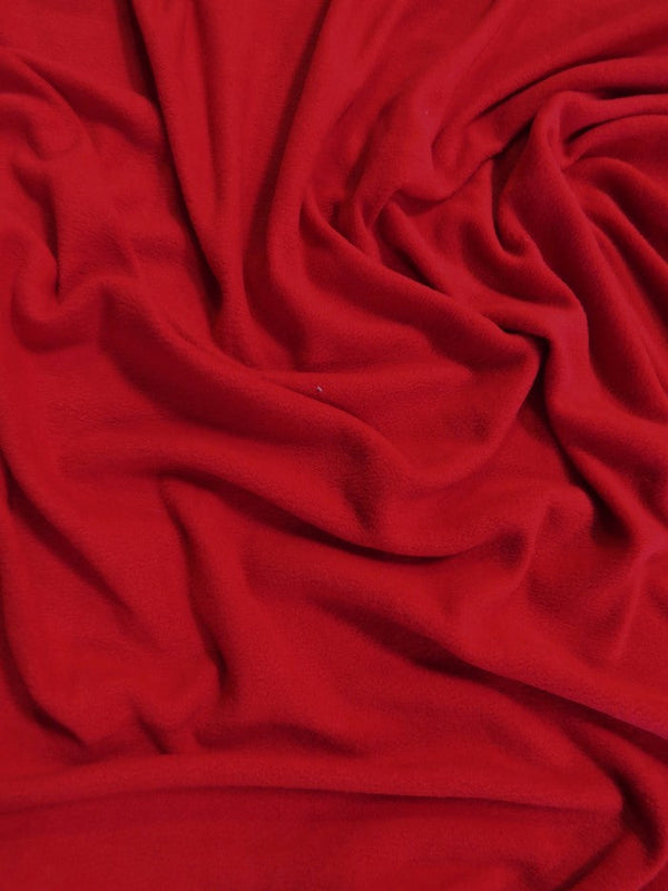 Red Polar Fleece Fabric 60 Inch Wide