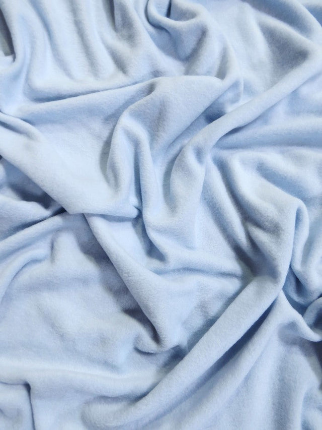 Solid Sky Blue Polar Fleece Fabric