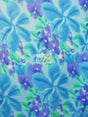 Printed Flower Fusion Blooms Fleece Fabric