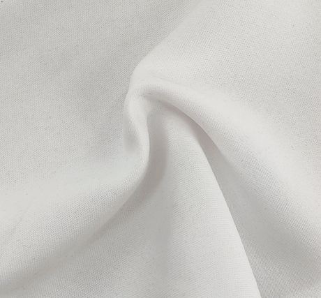 Fleece Solid White Polyester Fabric - White Solid, 58/60" Width (1 Yard)
