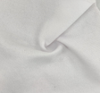 Fleece One Side Brushed Solid White Polyester Cotton Fabric - Solid White, 58/60" Width