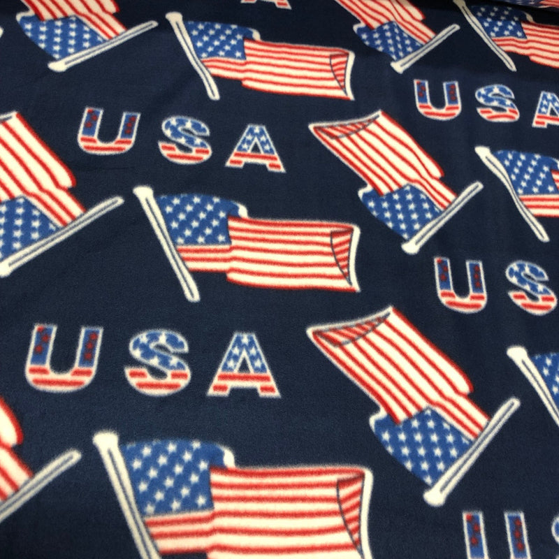 Polyester Anti-Pill Fleece Fabric - Assorted Prints, 58-60 Inches Wide