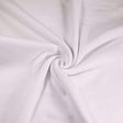 Polyester Cotton Sweatshirt Fleece Fabric White 60" Wide
