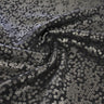 Flipside Foil Printed Superflex Nylon Spandex Fabric - Metallic Scattered Dot Print, 56" Width (1 Yard)