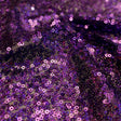 Flirt Stretch Mesh Sequin Fabric - All-Over Embroidered Cluster Sequins, 58/60" Width, 93% Polyester 7% Spandex (1 Yard)