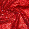 Flirt Stretch Mesh Sequin Fabric - All-Over Embroidered Cluster Sequins, 58/60" Width, 93% Polyester 7% Spandex (1 Yard)