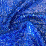 Flirt Stretch Mesh Sequin Fabric - All-Over Embroidered Cluster Sequins, 58/60" Width (1 Yard)