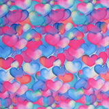 Swim Knit Poly Spandex Flirtatious Hearts 4-Way Stretch UPF 40+