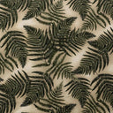 Floating Leaves Cotton Fabric - Floating Leaves Pattern, Sage/Beige, 36" X 56" (1 Yard)
