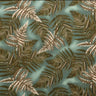 Floating Leaves Cotton Fabric - Floating Leaves Pattern, Sage/Beige, 36" X 56" (1 Yard)