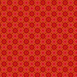 Cotton Fabric Flock Together Circle Square Red 44/45"