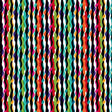 Cotton Fabric Wavy Stripe Multi 44/45"