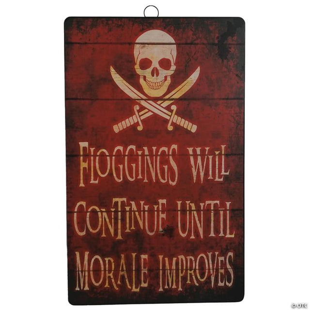 Floggings Will Continue Wall Sign Decoration